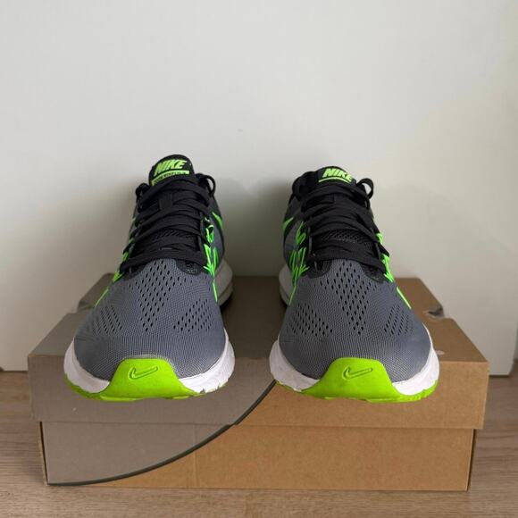 Nike Zoom Winflo 3 Sneaker Grey/Green Men Running Sneakers - SZ 11.5 - Picture 5 of 11